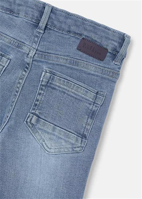 Mayoral Erkek Çocuk Skinny Kot Pantolon Gri-Mavi 4530