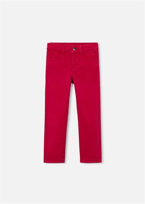 Mayoral Erkek Çocuk Slim Fit Cepli Pantolon Kırmızı 517