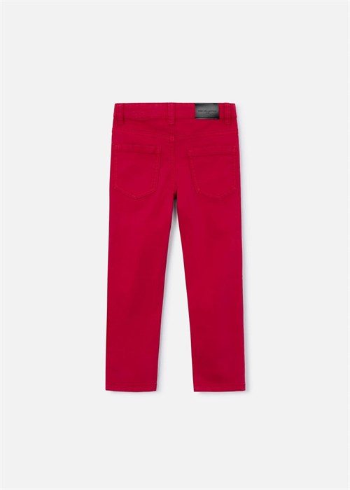 Mayoral Erkek Çocuk Slim Fit Cepli Pantolon Kırmızı 517