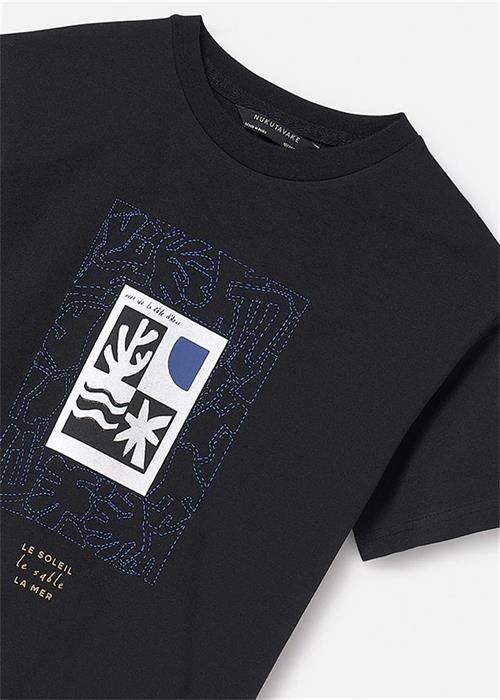 Mayoral Erkek Çocuk Tişört Siyah 6005