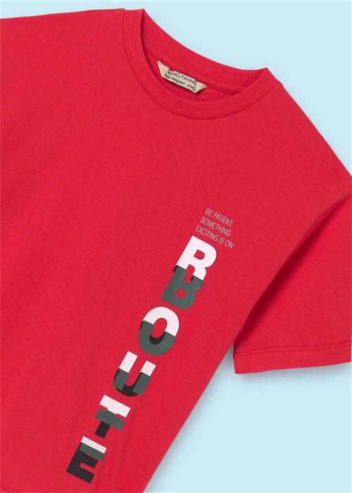 Mayoral Erkek Çocuk Tişört Şort Takım Kırmızı 6673