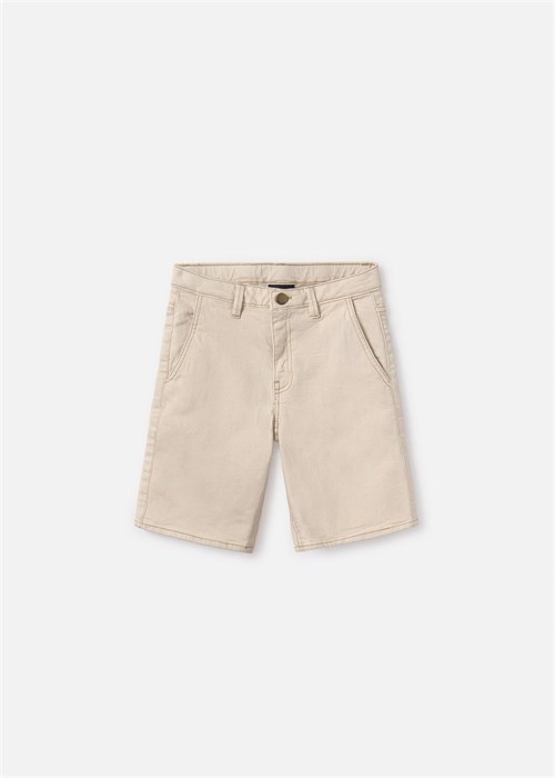 Mayoral Erkek Çocuk Twill Şort Krem 6206