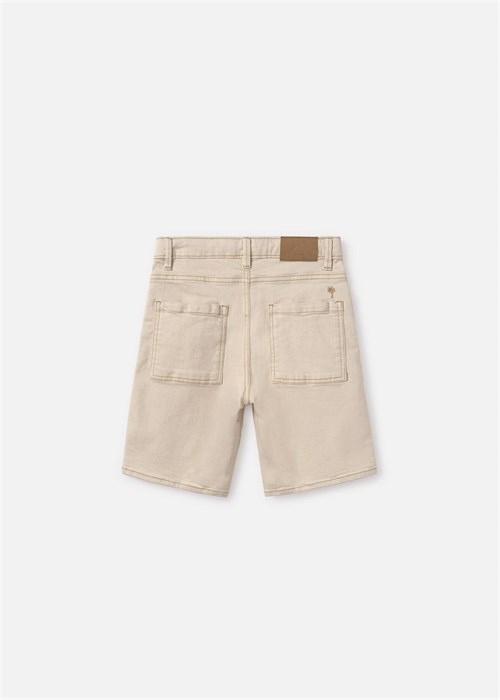 Mayoral Erkek Çocuk Twill Şort Krem 6206