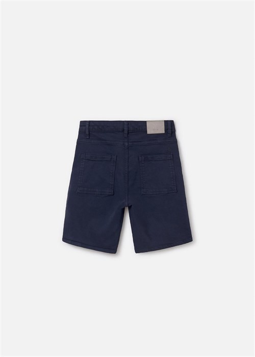 Mayoral Erkek Çocuk Twill Şort Lacivert 6206