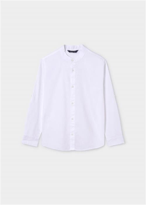 Mayoral Erkek Çocuk Uzun Kollu Gömlek Beyaz 6121