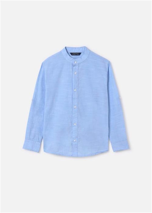 Mayoral Erkek Çocuk Uzun Kollu Gömlek Mavi 6121