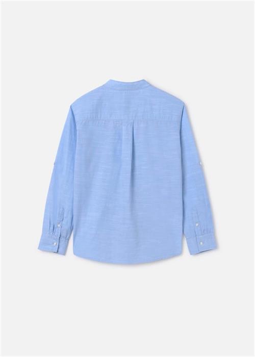 Mayoral Erkek Çocuk Uzun Kollu Gömlek Mavi 6121