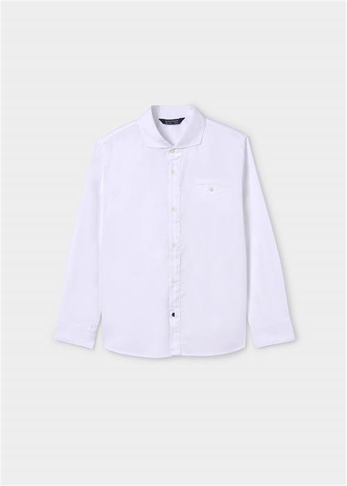 Mayoral Erkek Çocuk Uzun Kollu Gömlek Beyaz 6124