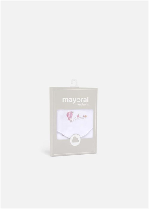 Mayoral Kız Bebek 2li Mama Önlüğü Set Beyaz 9077