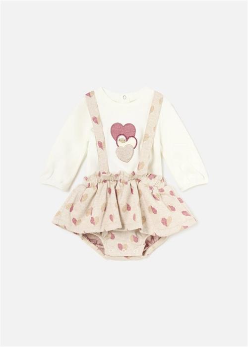 Mayoral Kız Bebek 3lü Kalpli Takım Pembe 2892