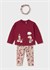 Mayoral Kız Bebek 3lü Saç Bandanalı Tayt Takım Kırmızı 2780