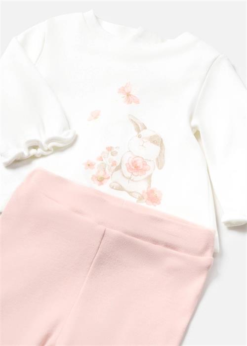 Mayoral Kız Bebek 3lü Tavşanlı Takım Bej 2702