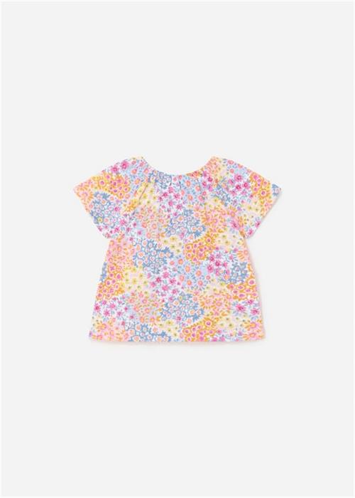 Mayoral Kız Bebek Baskılı 2li Kısa Kollu Tişört Set Pembe 1008