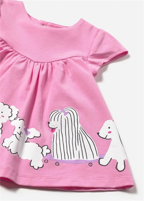 Mayoral Kız Bebek Baskılı Elbise Pembe 1817