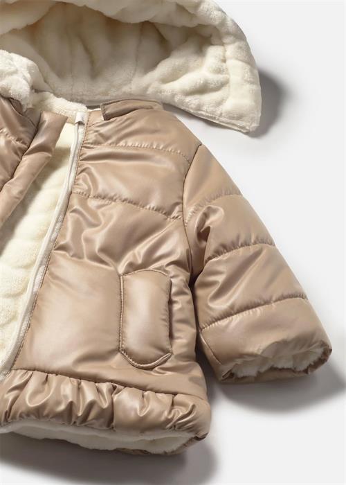 Mayoral Kız Bebek Çift Taraflı Peluş Mont Bej 2404