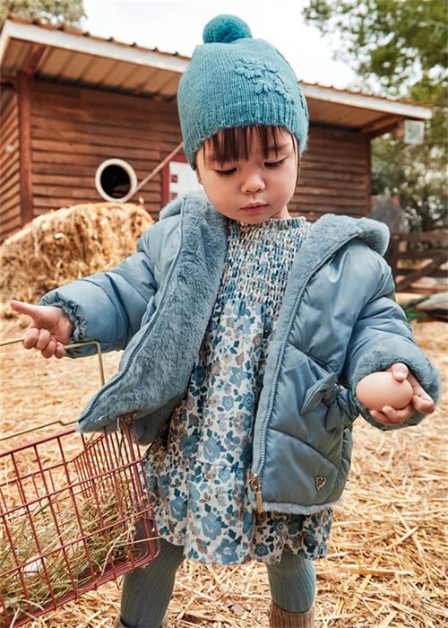 Mayoral Kız Bebek Çift Taraflı Şişme Mont Mavi 2435
