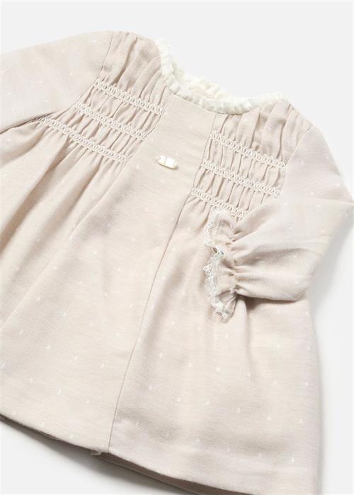 Mayoral Kız Bebek Elbise Bej 2882