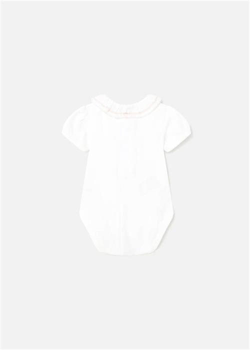 Mayoral Kız Bebek Fırfırlı Body Zıbın Beyaz 1701