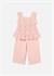 Mayoral Kız Bebek Güpürlü Pantolon Bluz Takım Pembe 1515