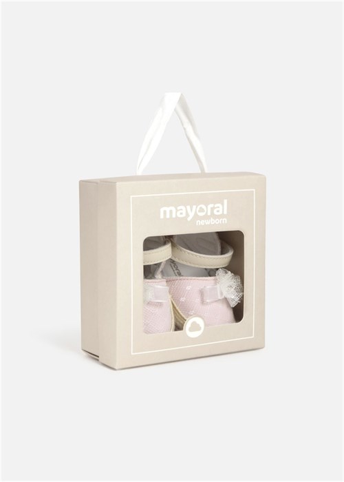 Mayoral Kız Bebek Hasır Detaylı Sandalet Pembe 9093
