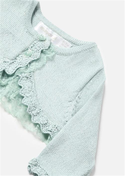 Mayoral Kız Bebek İşlemeli Bolero Yeşil 1377