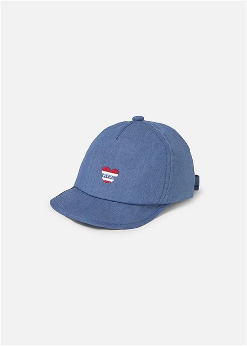 Mayoral Kız Bebek Kurdeleli Denim Şapka Mavi 10150