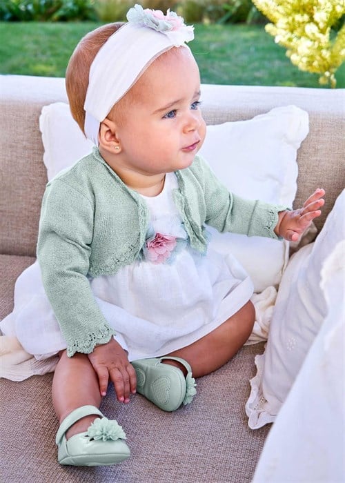 Mayoral Kız Bebek Örgü Bolero Yeşil 1301