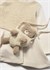 Mayoral Kız Bebek Peluş Çantalı Elbise Ekru 2904