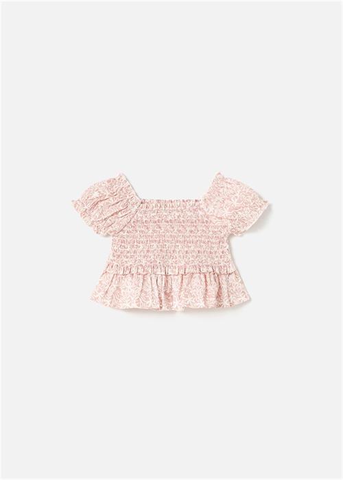 Mayoral Kız Bebek Petekli Bluz Pembe 1193