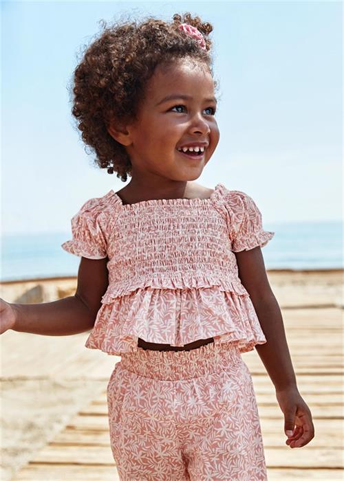 Mayoral Kız Bebek Petekli Bluz Pembe 1193