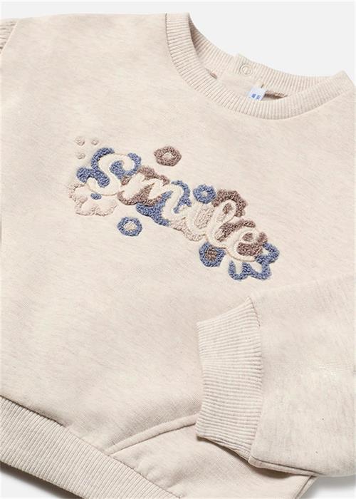 Mayoral Kız Bebek Sweatshirt Krem 2476
