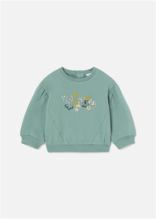 Mayoral Kız Bebek Sweatshirt Yeşil 2476