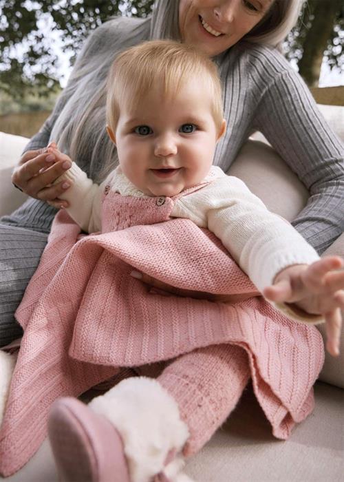 Mayoral Kız Bebek Triko Battaniye Pembe 9942