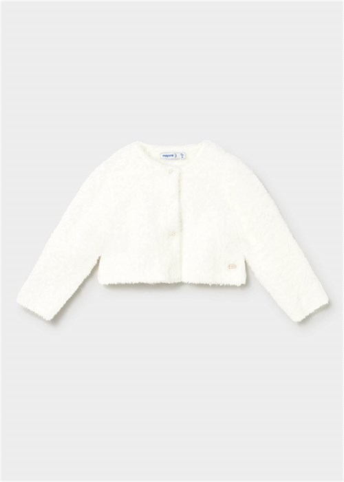 Mayoral Kız Bebek Tüylü Hırka Bej 2357