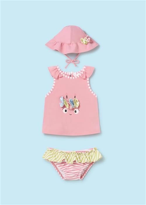 Mayoral Kız Bebek Üçlü Mayo Set Pudra 1633