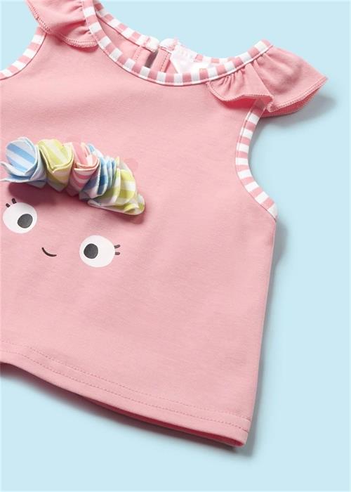 Mayoral Kız Bebek Üçlü Mayo Set Pudra 1633