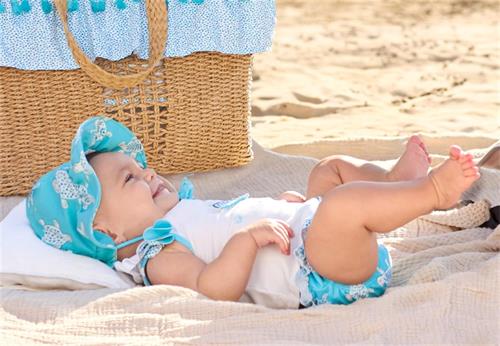 Mayoral Kız Bebek Üçlü Mayo Set Turkuaz 1633