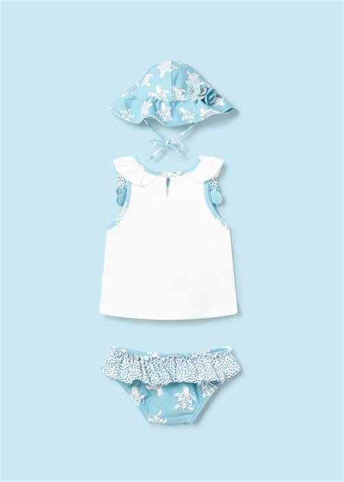 Mayoral Kız Bebek Üçlü Mayo Set Turkuaz 1633