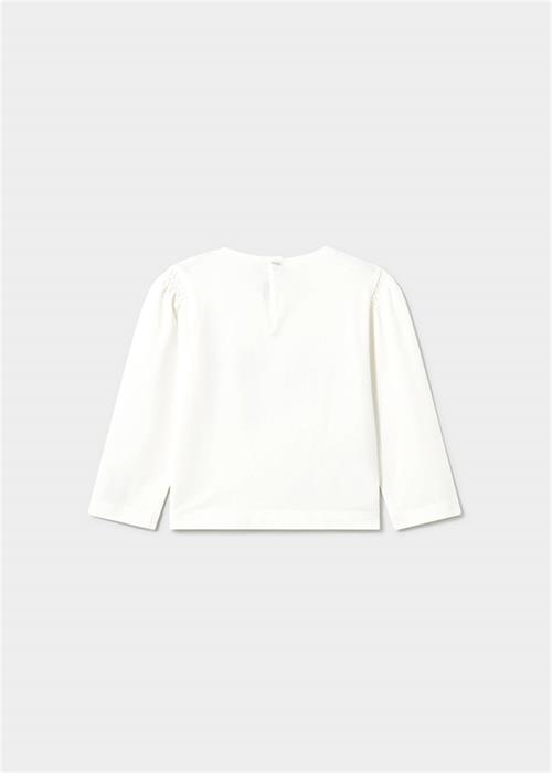 Mayoral Kız Bebek Uzun Kollu Tişört Krem 1050