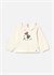 Mayoral Kız Bebek Yakalı Uzun Kollu Tişört Krem Yeşil 2089