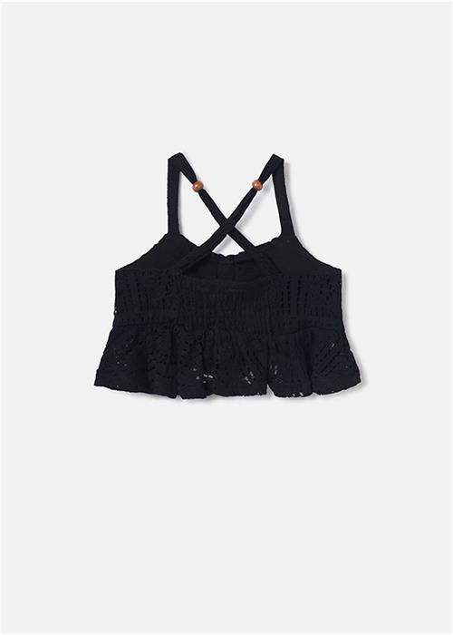 Mayoral Kız Çocuk Askılı Bluz Siyah 6088