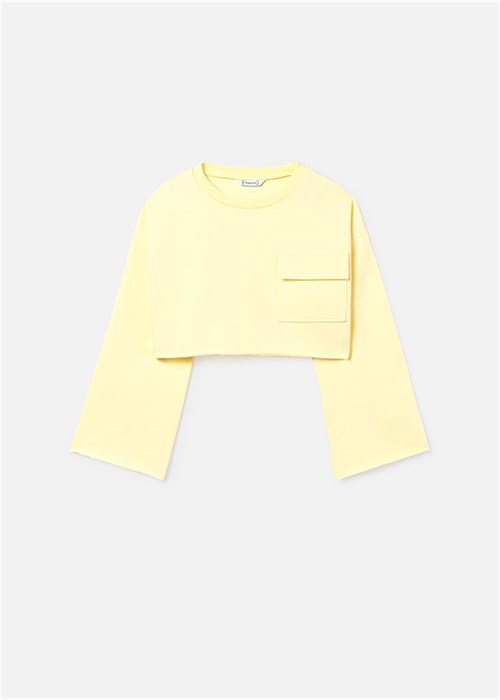 Mayoral Kız Çocuk Atlet Sweatshirt Set Sarı 6402