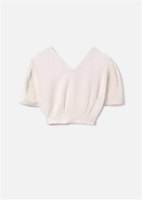 Mayoral Kız Çocuk Bambula Bluz Krem 6102