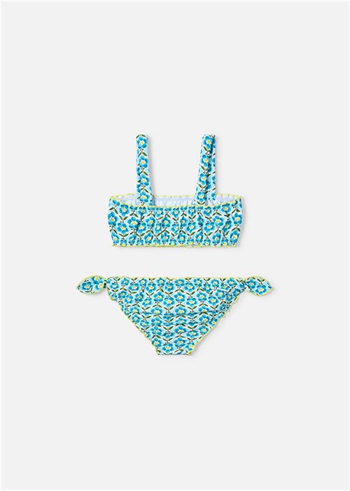 Mayoral Kız Çocuk Baskılı Bikini Takımı Turkuaz 3735
