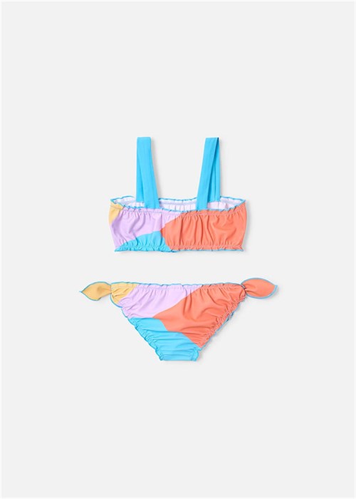 Mayoral Kız Çocuk Baskılı  Bikini Takımı Lila 3735