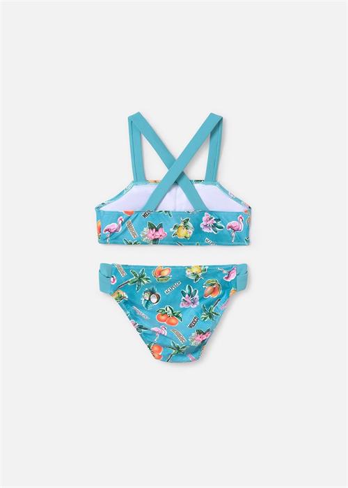 Mayoral Kız Çocuk Baskılı Bikini Takımı Turkuaz 6768