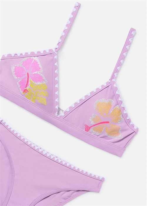 Mayoral Kız Çocuk Baskılı Bikini Takımı Lila 6775