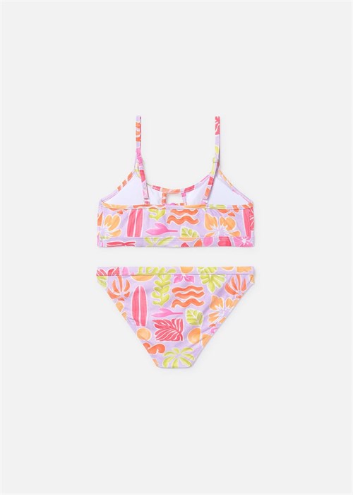 Mayoral Kız Çocuk Baskılı Bikini Takımı Lila 6774