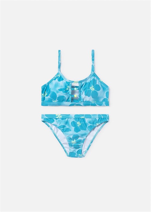 Mayoral Kız Çocuk Baskılı Bikini Takımı Turkuaz 6774