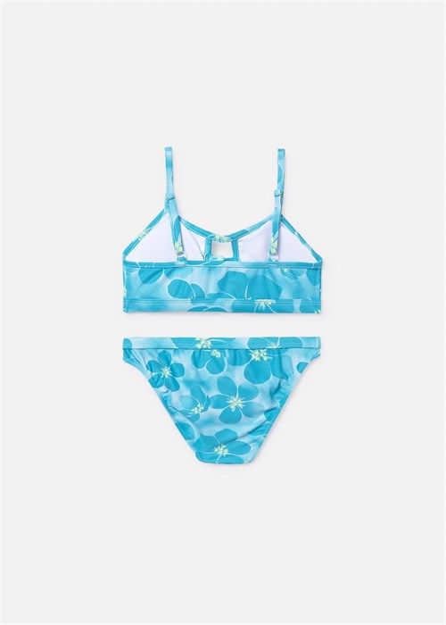 Mayoral Kız Çocuk Baskılı Bikini Takımı Turkuaz 6774